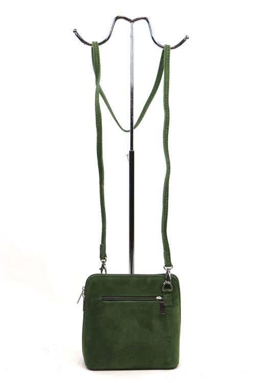 Suede Crossbody Bag Small V155 - Image 5