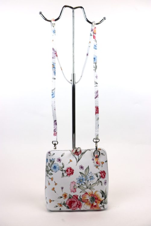 V155 Floral Print Small Crossbody Bag - Image 4