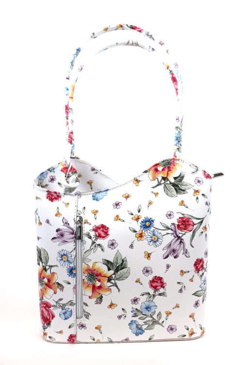 Convertible Floral Leather Bag F219 - Image 2