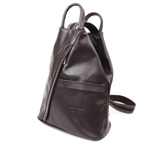 F264 Single Tone Leather Backpack Large - Image 2