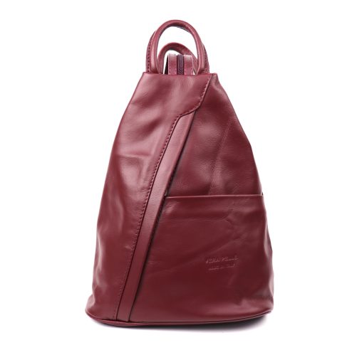 F264 Single Tone Leather Backpack Large - Image 5