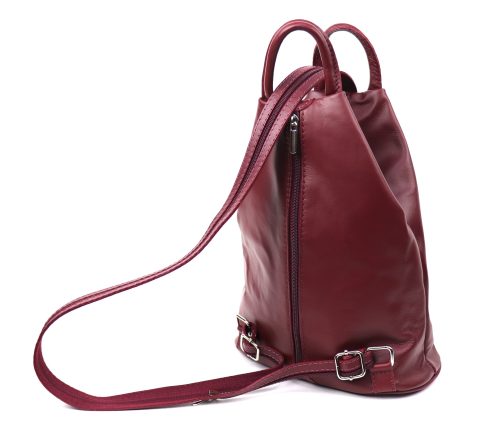 F264 Single Tone Leather Backpack Large - Image 6