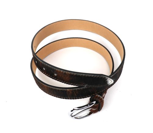 Leather Faux Animal Fur Belts - Image 6