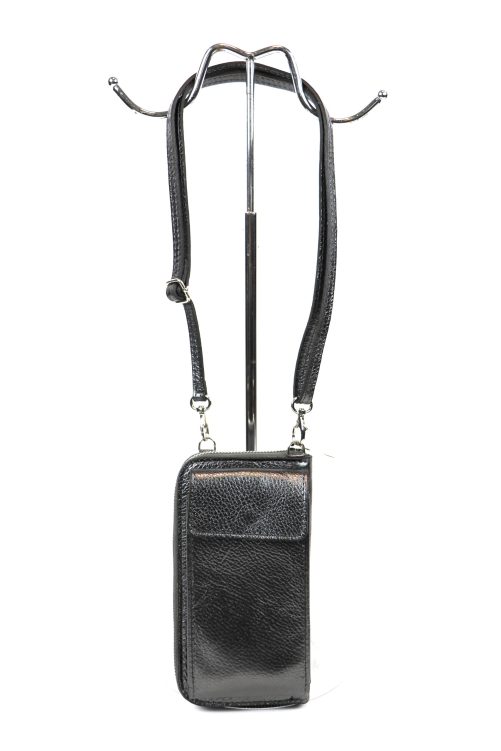 Leather Wallet Bag V325 (M)etallic - Image 9