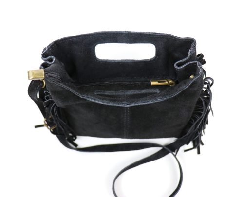 V344 The Boho Tassel Leather Bag - Image 11