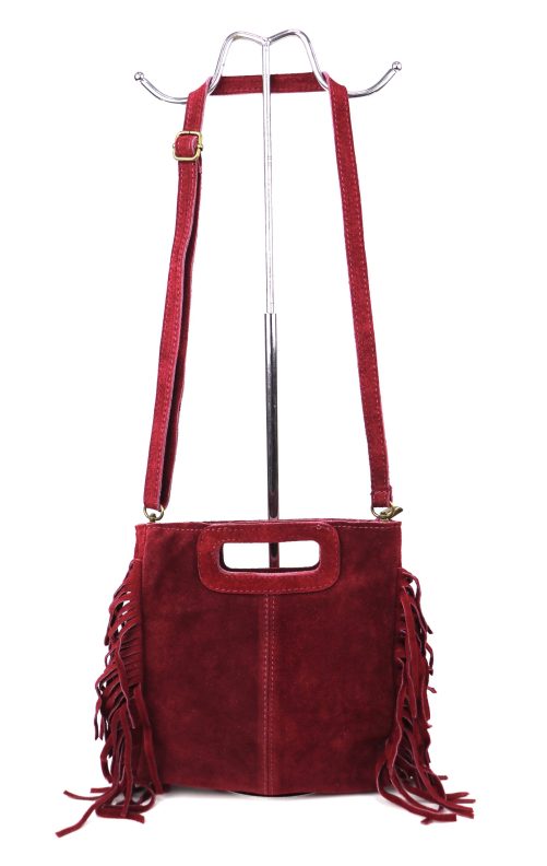 V344 The Boho Tassel Leather Bag - Image 32