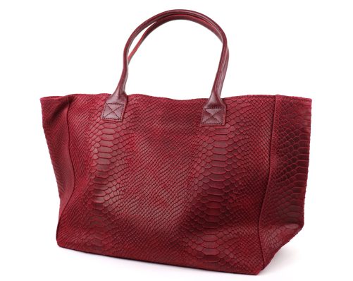 F295 Suede Two Style Shopper Bag - Image 24