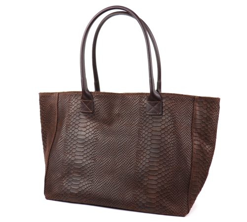 F295 Suede Two Style Shopper Bag - Image 25