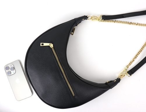 V300 Medium Crescent Shoulder/ Crossbody Bag - Image 4