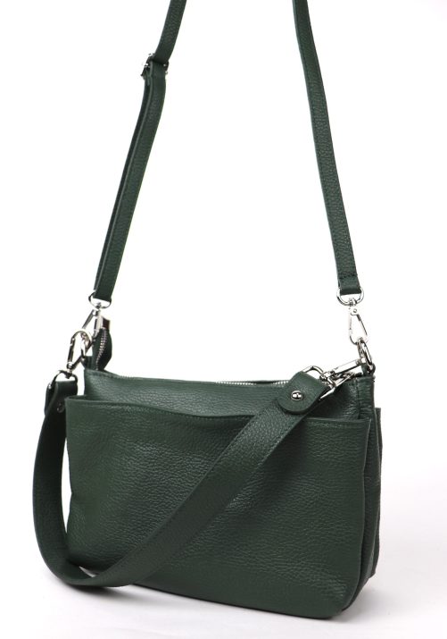 M599 Small Three Zip Shoulder/ Crossbody Bag - Image 15