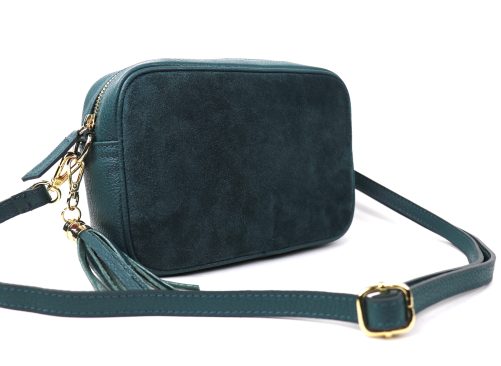 V312 Suede/Grain Crossbody Box Bag - Image 2