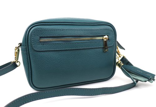 V312 Suede/Grain Crossbody Box Bag - Image 3