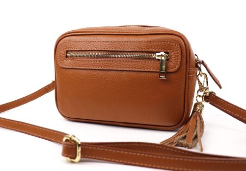 V312 Suede/Grain Crossbody Box Bag - Image 4