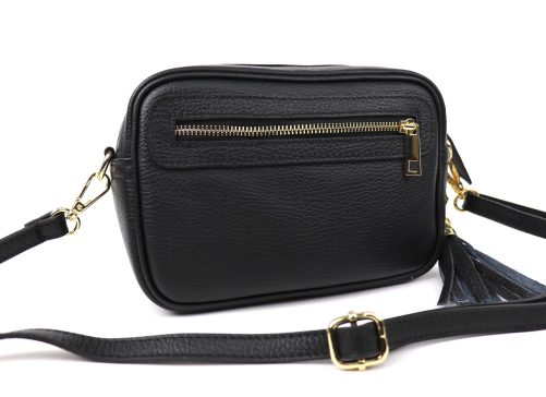 V312 Suede/Grain Crossbody Box Bag - Image 10