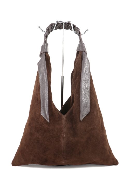 M567 Suede Hobo Bag - Image 6