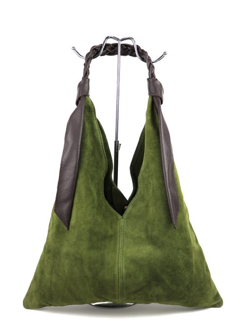 M567 Suede Hobo Bag - Image 7