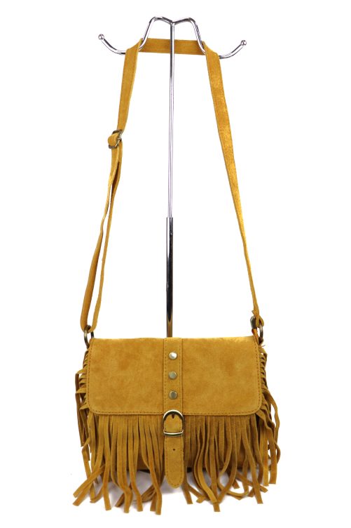 M565 Suede Crossbody/Shoulder Bag - Image 4